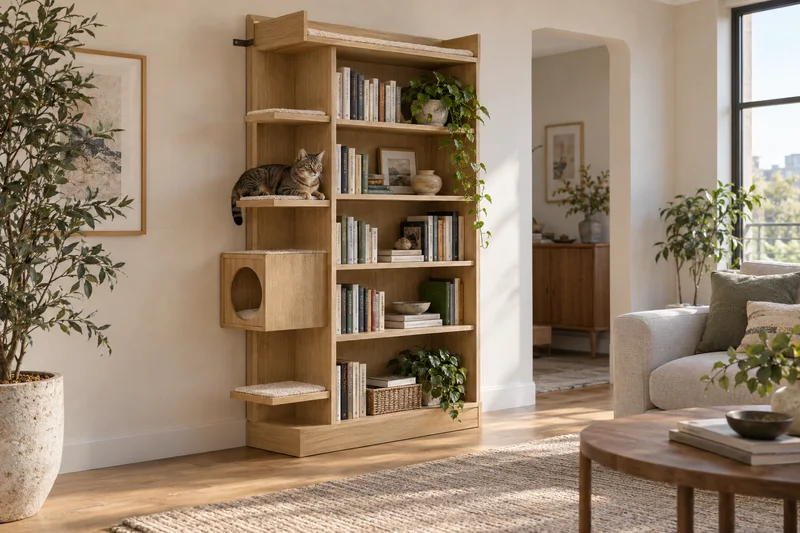 Cat-Climbing Bookcases: Route Design, Wall Fixing and a Buyer’s Sample Checklist