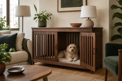 Furniture-Style Dog Crates: A Buyer’s Guide to Sizing, Materials and Flat-Pack Development