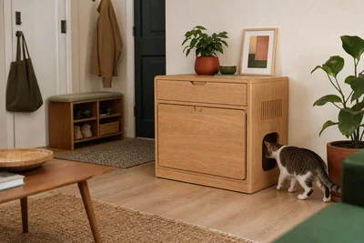 Designing Litter Box Furniture for Apartments: A Buyer’s Checklist for Access, Cleaning and Flat-Pack Production
