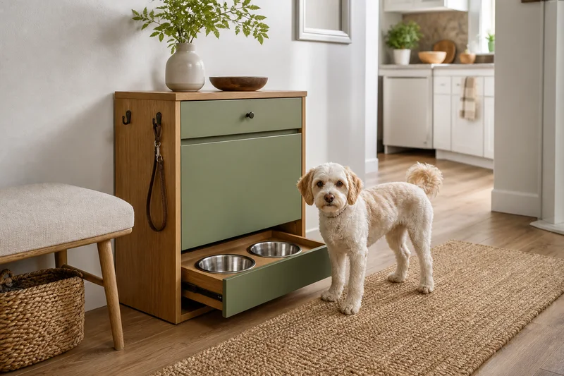 Pull-Out Feeding Station Furniture: A Buyer’s Guide to Cleanable Bowl Trays, Storage and Flat-Pack Development