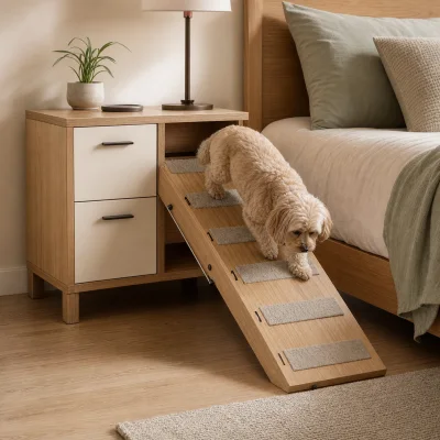 Senior Pet Ramp Nightstand